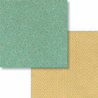 Fancy Pants Designs - Burlap and Bouquets Collection - 12 x 12 Double Sided Paper - Baby's Breath