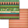 Fancy Pants Designs - Everyday Circus Collection - 12 x 12 Double Sided Paper - Circus Strips
