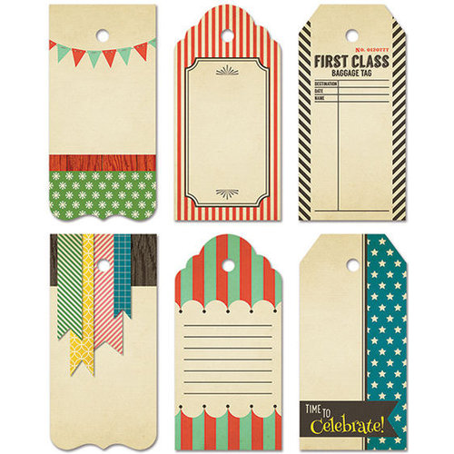 Fancy Pants Designs - Everyday Circus Collection - Decorative Tags - Large
