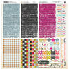 Fancy Pants Designs - Me-ology Collection - 12 x 12 Cardstock Stickers - Fundamentals