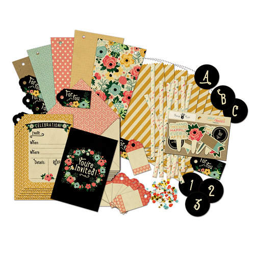 Fancy Pants Designs - Burlap and Bouquets Collection - Party Kit