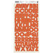 Fancy Pants Designs - True Friend Collection - Cardstock Stickers - Alphabet - Orange