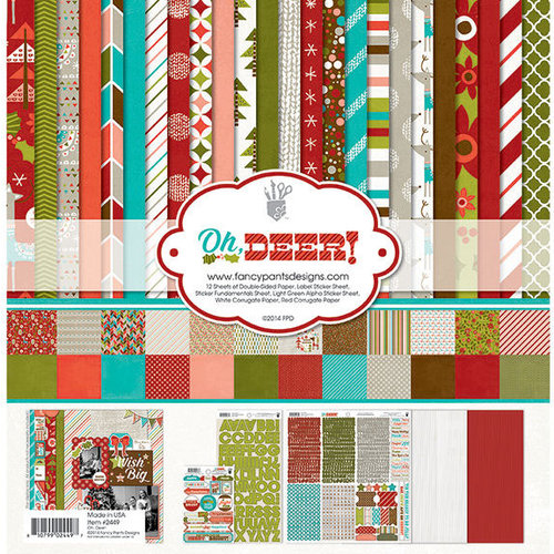 Fancy Pants Designs - Oh, Deer Collection - Christmas - 12 x 12 Collection Kit