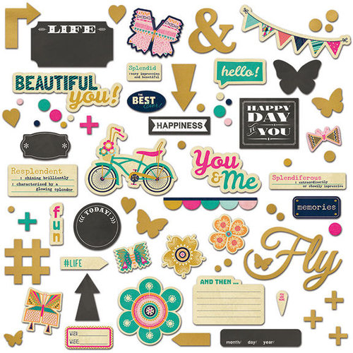 Fancy Pants Designs - Flutter Collection - Ephemera Pack