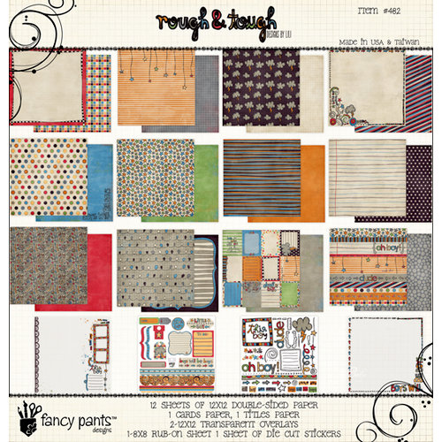 Fancy Pants Designs - Rough and Tough Collection - 12 x 12 Paper Kit