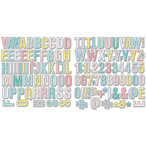 Fancy Pants Designs - Happy Place Collection - Alphabet and Number Pack