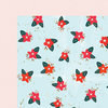 Fancy Pants Designs - Wish Season Collection - Christmas - 12 x 12 Double Sided Paper - Poinsettia