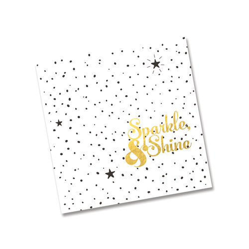 Fancy Pants Designs - Wish Season Collection - Christmas - 8 x 8 Journal - Sparkle and Shine