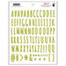 Fancy Pants Designs - Attwell Collection - Puffy Stickers - Alphabet - Green