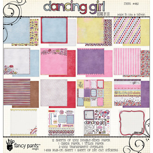 Fancy Pants Designs - Dancing Girl Collection - 12 x 12 Paper Kit