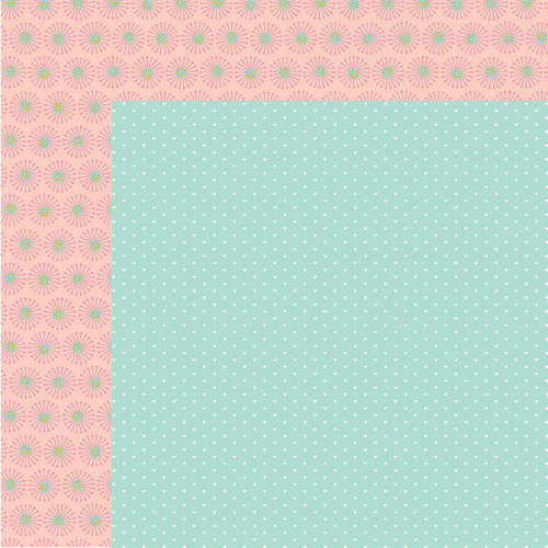 Fancy Pants Designs - Millie and June Collection - 12 x 12 Double Sided Paper - Little Sis