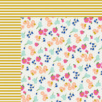 Fancy Pants Designs - Millie and June Collection - 12 x 12 Double Sided Paper - Our Garden