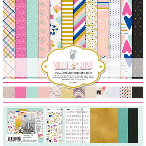 Fancy Pants Designs - Millie and June Collection - 12 x 12 Collection Kit