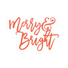 Fancy Pants Designs - Merry and Bright Collection - Christmas - Acrylic Title - Merry and Bright
