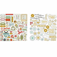 Fancy Pants Designs - Merry and Bright Collection - Christmas - Ephemera