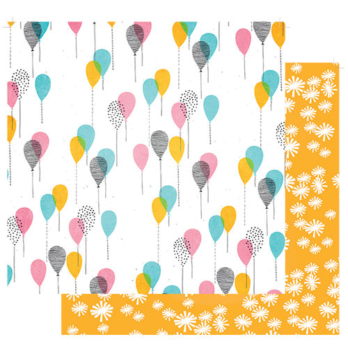 Fancy Pants Designs - Joy Parade Collection - 12 x 12 Double Sided Paper - Lighter Than Air