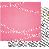 Fancy Pants Designs - Joy Parade Collection - 12 x 12 Double Sided Paper - Love Pretty Garlands