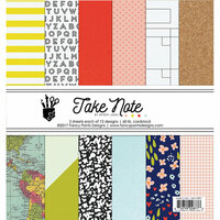 Fancy Pants Designs - Take Note Collection - 6 x 6 Paper Pad