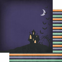 Fancy Pants Designs - Spellbound Collection - Halloween - 12 x 12 Double Sided Paper - Happy Haunting