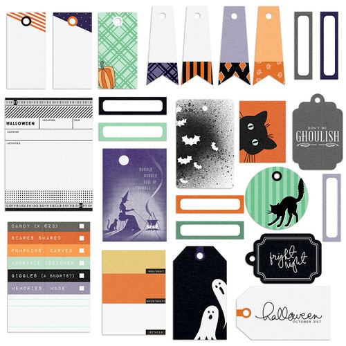 Fancy Pants Designs - Spellbound Collection - Halloween - Tags and Labels