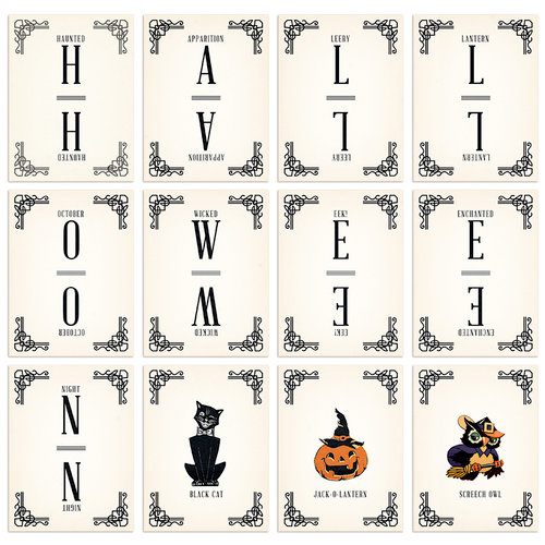 Fancy Pants Designs - Spellbound Collection - Halloween - Banner Cards