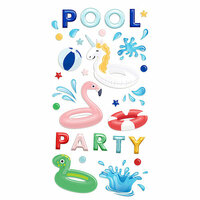 Fancy Pants Designs - Poolside Collection - Puffy Stickers