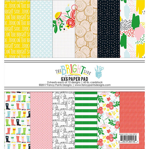 Fancy Pants Designs - The Bright Side Collection - 6 x 6 Paper Pad