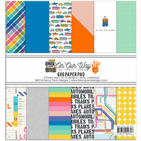 Fancy Pants Designs - On Our Way Collection - 6 x 6 Paper Pad