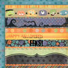 Fancy Pants Designs - Trick or Treat Collection - Halloween - 12 x 12 Double Sided Paper - Trick or Treat Strips