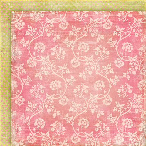 Fancy Pants Designs - Little Sprout Collection - 12 x 12 Double Sided Paper - Baby's Breath