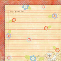 Fancy Pants Designs - Little Sprout Collection - 12 x 12 Double Sided Paper - Your Day , CLEARANCE