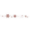 Fancy Pants Designs - Christmas Magic Collection - Glitter Cuts Tranparencies - Snowflake Border