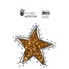 Fancy Pants Designs - Rough and Tough Collection - Glitter Cuts Transparencies - Outline Star
