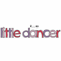 Fancy Pants Designs - Dancing Girl Collection - Glitter Cuts Transparencies - Little Dancer , CLEARANCE