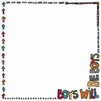 Fancy Pants Designs - Rough and Tough Collection - 12 x 12 Printed Transparent Overlays - Boys Will Be Boys , BRAND NEW