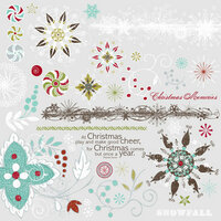 Fancy Pants Designs - Christmas Magic Collection - Rub Ons, CLEARANCE