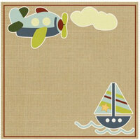 Fancy Pants Designs - That Boy Collection - 12 x 12 Paper - Scenic Boy, CLEARANCE