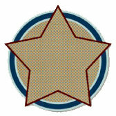 Fancy Pants Designs - That Boy Collection - 12 x 12 Die Cut Paper - Star Dotted
