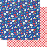 Fancy Pants Designs - Hometown Summer Collection - 12 x 12 Double Sided Paper - Fresh Picked