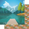 Fancy Pants Designs - Lake Life Collection - 12 x 12 Double Sided Paper - What a View