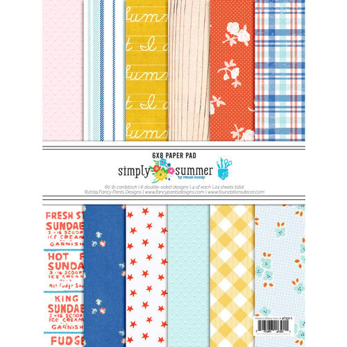Fancy Pants Designs - Simply Summer Collection - 6 x 8 Paper Pad
