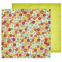 Fancy Pants Designs - Delight Collection - 12 x 12 Double Sided Paper - Bunches