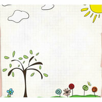 Fancy Pants Designs - On A Whimsey Collection - 12 x 12 Transparency - Sprout