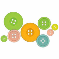 Fancy Pants Designs - On a Whimsey Collection - Buttons, CLEARANCE