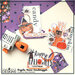 Fancy Pants Designs - Happy Halloween Collection - 12 x 12 Double Sided Paper - Spooky Skies