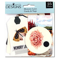 Fancy Pants Designs - Memory Lane Collection - Ephemera - Card and Tags