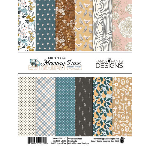 Fancy Pants Designs - Memory Lane Collection - 6 x 8 Paper Pad