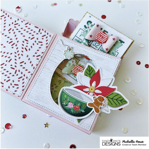 Fancy Pants Designs - Dbl-Sided Cardstock 12X12 Cookies for Kringle -  Floral Kitchen (50079-6)