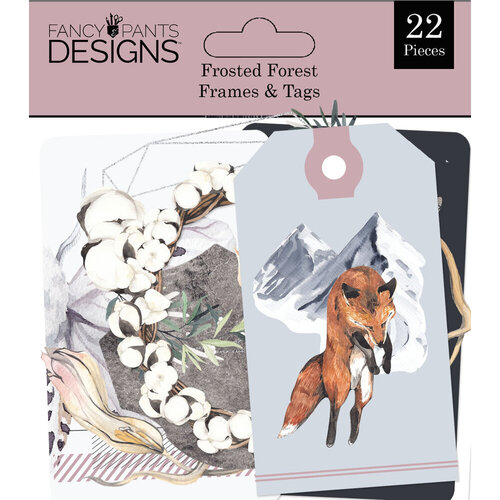 Fancy Pants Designs - Frosted Forest Collection - Ephemera - Frames and Tags