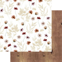Fancy Pants Designs - Pink Meadows Collection - 12 x 12 Double Sided Paper - Floral Woodland